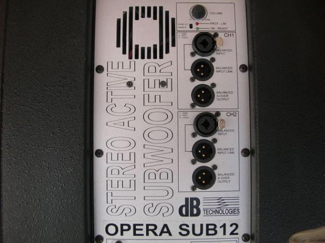 db technologies opera sub 12